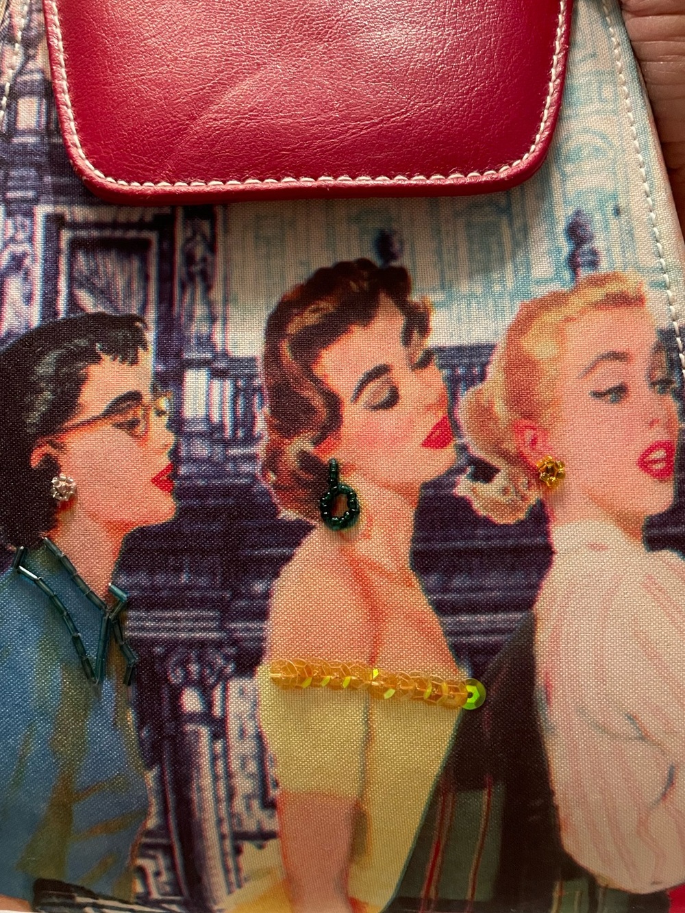 “vintage” whimsical back pack 1940’s
